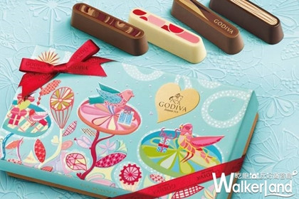 GODIVA全新限量「七夕情人節片裝巧克力禮盒15片裝」免費寄送！(無須回郵)