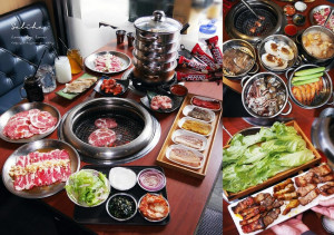 蘆洲韓式料理*甘釜京韓日燒肉料理專門店~好吃溫體五色烤肉海鮮塔,小菜吃到飽