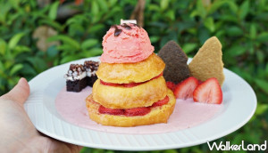 誰說好丘只有貝果！好丘推出全新「小島鬆餅」，期間限定「草莓可可鬆餅」逼甜點控衝四四南村。