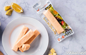 健康系鮭魚棒！美威鮭魚推出日本健康系零食「香檸奶油鮭魚棒」單手即食SALMON BAR，全家新品9折限時優惠。