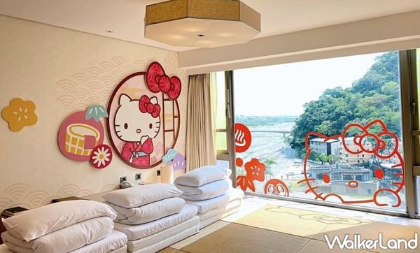 KITTY迷衝一波！台東知本金聯世紀酒店推出「Hello Kitty 主題房」，Hello Kitty超萌設計、期間限定紀念品，要讓KITTY迷住到不回家。