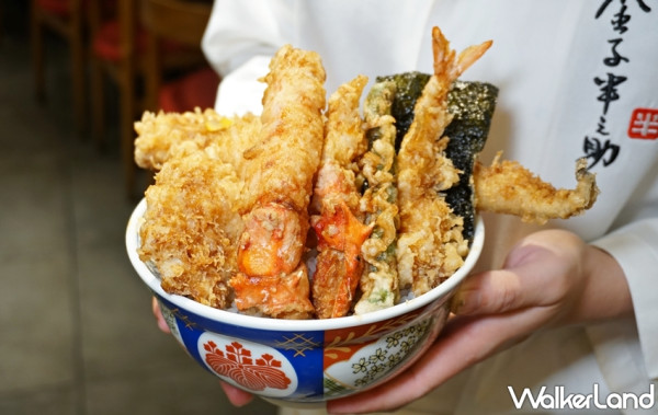 海鮮控吃30公分穴子！金子半之助推出豪華版「極上天丼」，帝王蟹、30公分穴子通通吃得到。