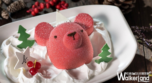甜點控不能錯過！agnès b. CAFÉ推出聖誕限定「小熊蛋糕、草莓脆餅拿鐵」，正式搶攻聖誕必吃甜點稱號。