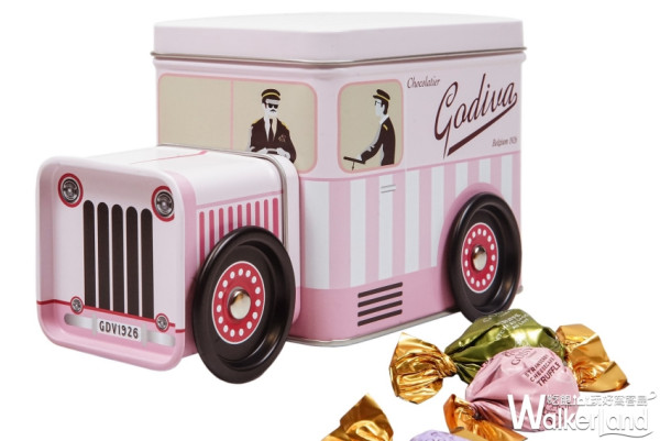 GODIVA用幸福粉紅小貨車戴送幸福到你心愛的人身邊！現在就是迎接戀愛的季節。