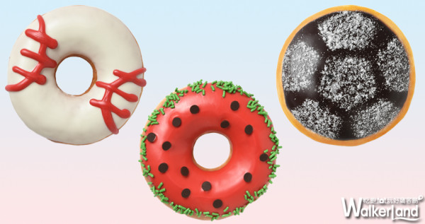 夏天就要這樣過！Krispy Kreme把夏日必備品通通變成甜甜圈陪你對抗熱情的太陽。