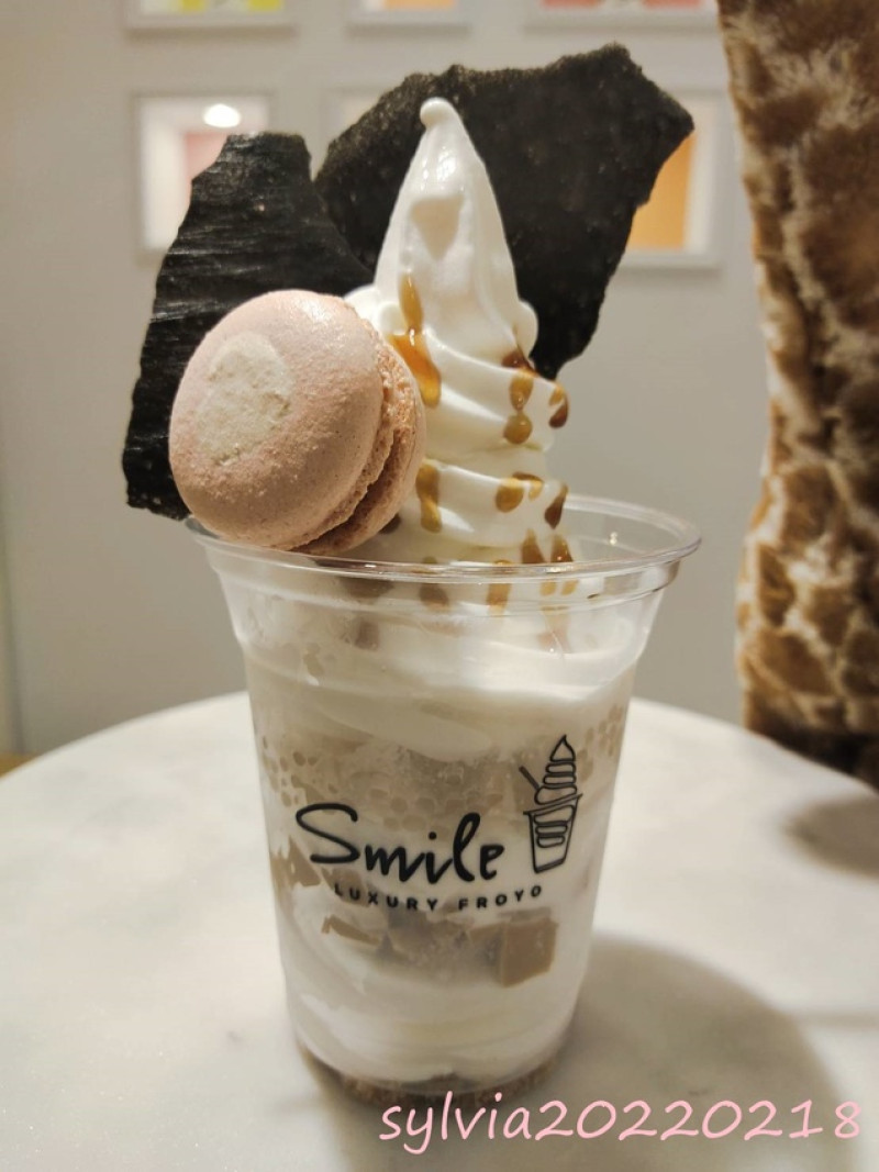 網美系列的Smile Froyo優格霜淇淋。
