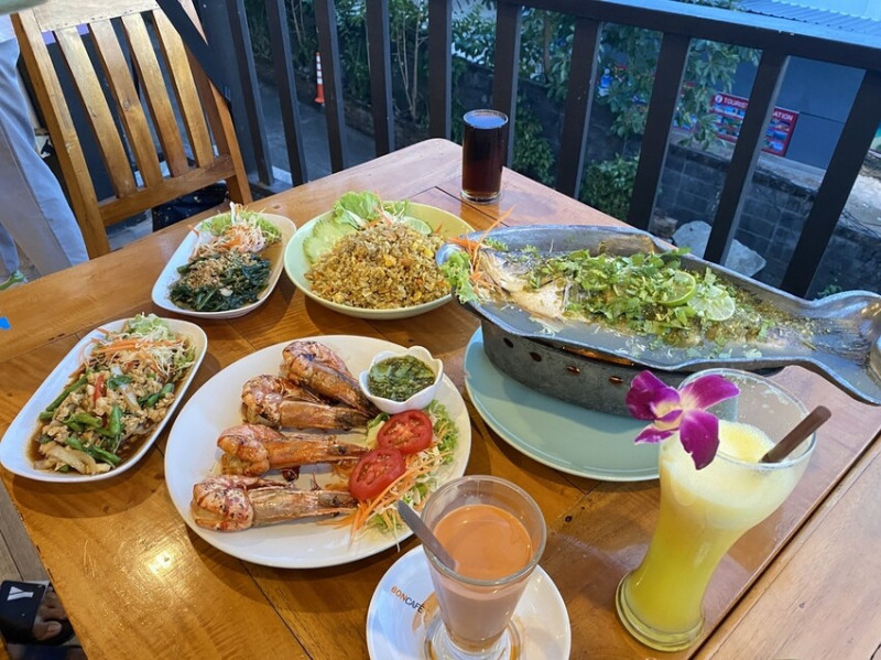 S&D Restaurant thai/seafood foods｜泰國奧南海灘大街美食餐廳｜泰國喀比泰式料理餐廳