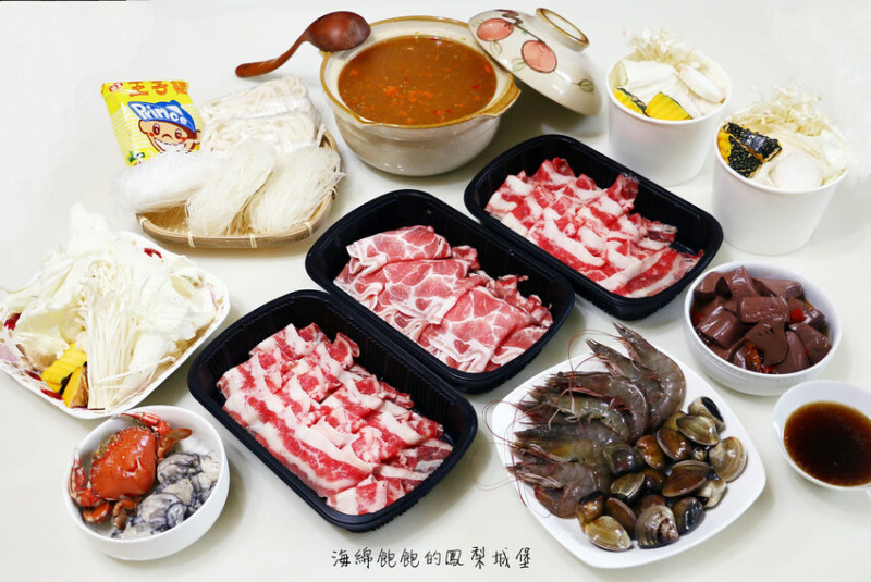 東雛菊風味鍋物2~6人外帶鍋物5折，雙北指定區不限金額免運，海鮮肉品存糧箱！