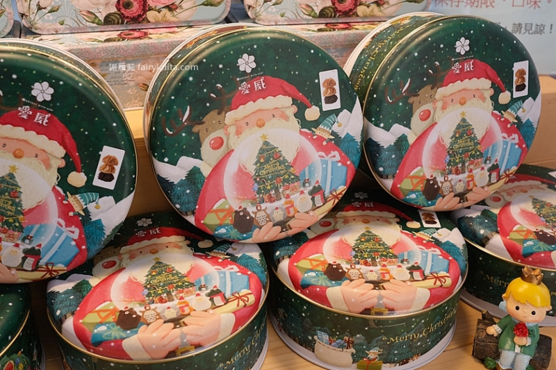 網稱「全台最夢幻鐵盒曲奇餅」，期間限定聖誕節圖案、限量售完就買不到！