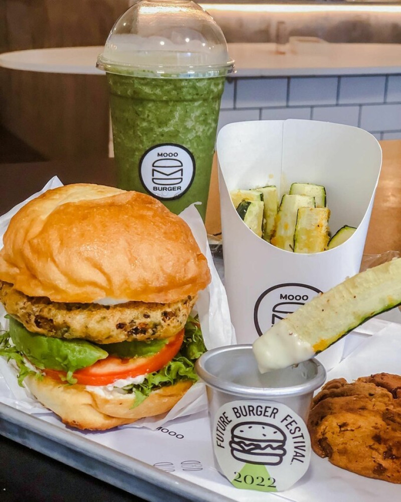 美式漢堡推薦-市政府必吃美式漢堡店「Mooo Burger」超舒適用餐空間，漢堡好吃到新高度漢堡控必訪餐廳