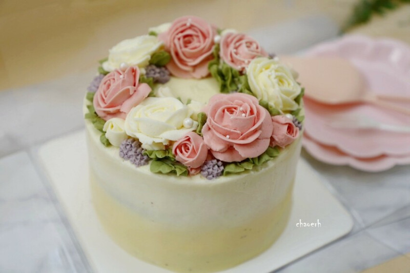 台中-AOSi BAKERY 禾恬烘焙工坊 《花花蛋糕丨錶花蛋糕丨生日蛋糕 》
