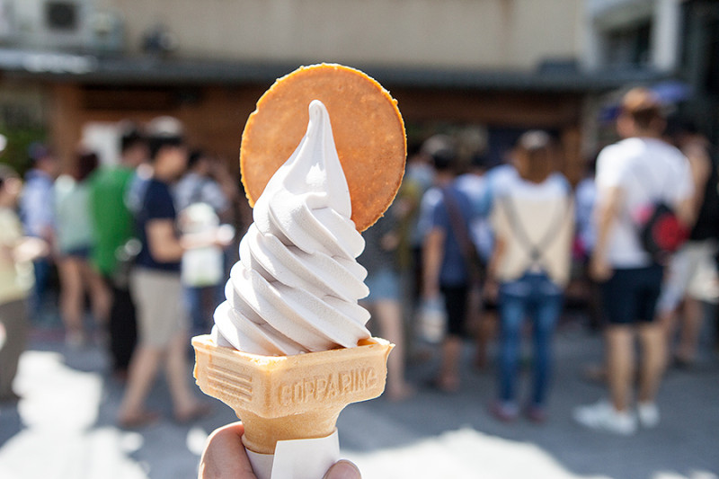 |食|台南中西 巷內的人氣排隊霜淇淋 蜷尾家甘味处