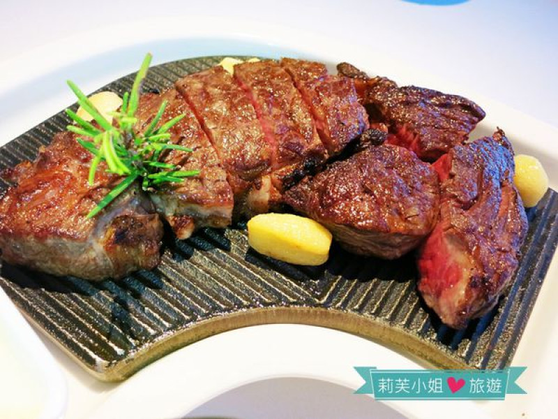 [美食] 台北 歐華酒店地中海牛排館的50天濕式熟成肋眼牛排 (圓山站)