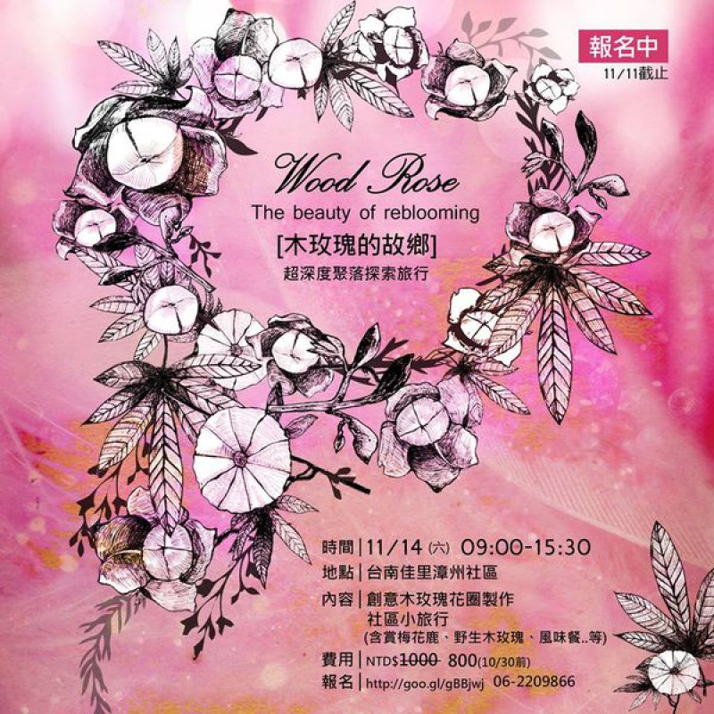【樂活】台南漳州木玫瑰工藝體驗、梅花鹿、蕭壠文化園區 -- 玩到樂不思蜀