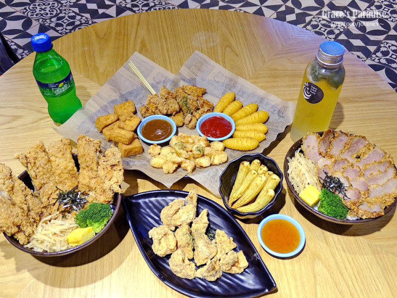 【台北】CHICKEN炸去啃職人炸物-新光三越信義新天地A11美食，日式丼飯與台式鹹酥雞的結合火花