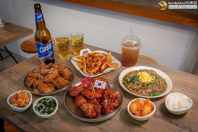 【東區美食】「娘子炸雞」皮脆多汁超涮嘴的韓式炸雞，10種口味任選搭啤酒好對味，新上市炸全雞套餐外送/外帶限定~