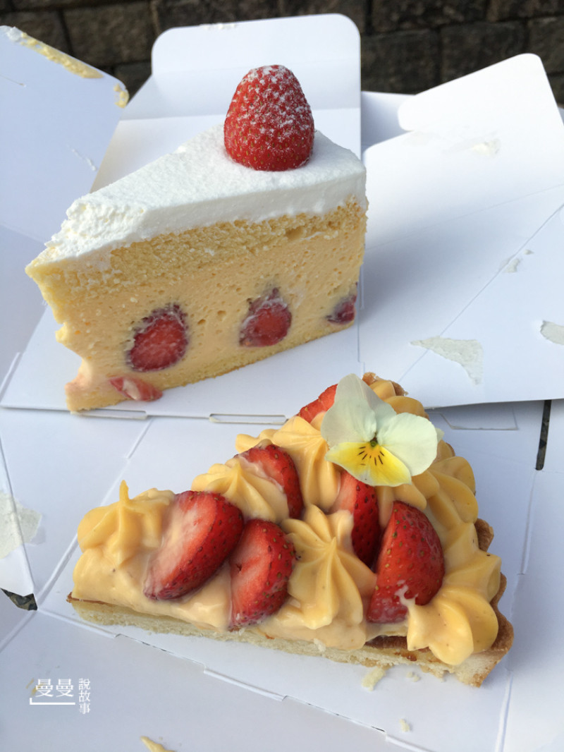 【台中豐原】寵物友善餐廳-阿法甜點店，法式草莓蛋糕、草莓卡士達塔