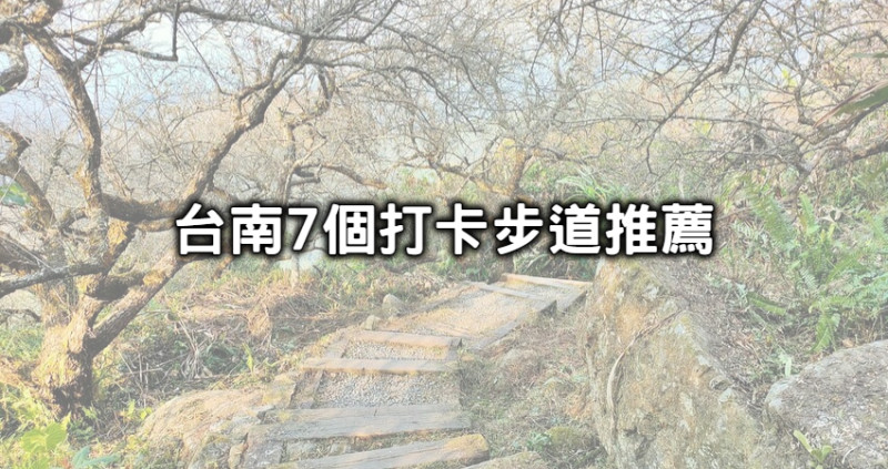 不能只會拍古蹟！打卡必拍「7個台南私藏步道」名單公開，在地人賞梅秘境、森林系觀景步道全要衝。