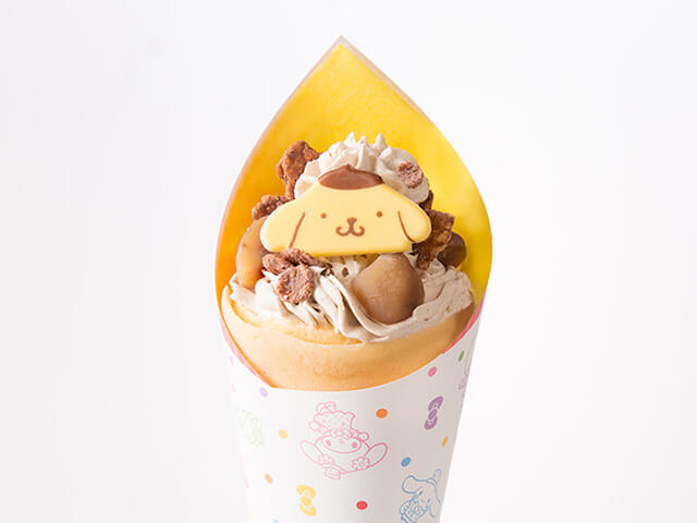 布丁狗 栗子巧克力可麗餅 650円(含稅)