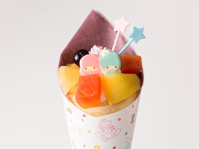 KiKi&LaLa 熱帶水果可麗餅 650円(含稅)