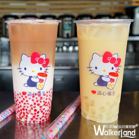 堪稱今夏最萌手搖飲！清心福全聯名Hello Kitty推出9款獨家外帶杯，再加碼限量加價購必搶。