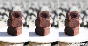 巧克力控已戀愛！舊振南強勢推出「橙香可可酥」情人節禮盒，要用法芙娜可可粉混搭豆沙蓮蓉打造最「大人味」的巧克力點心。