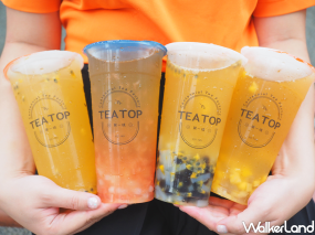 陪老爸喝杯手搖飲！TEA TOP第一味鮮果「-196℃急速鮮凍」技術，推出夏季必喝「果粒茶」系列飲品，再加碼爸爸節88折優惠活動。