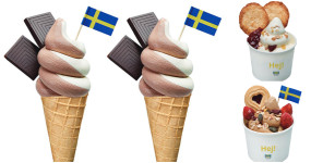 IKEA胖胖冰！首間「IKEA霜淇淋專賣店」巧克力、奶茶霜淇淋新莊人搶拍，全新「OREO巧克力」領軍10款配料任選加購。