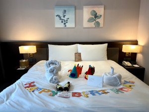 台南住宿-煙波大飯店台南館 Lakeshore Hotel Tainan，台南最強的飯店早餐，感謝飯店提供的生日驚喜！