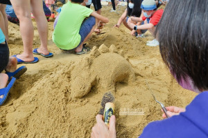 免費親子沙雕教學體驗|東北角福隆生活節:和沙雕大師學做沙雕