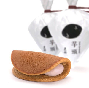 芋頭控搶吃一波！日本貴婦甜點「黑船」推出全新「芋頭銅鑼燒」，逼芋頭控手刀搶吃。