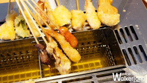 10元日式炸串來了！日式炸串吃到飽「串家物語」終於推外帶獨享餐，用「炸蝦、炸章魚燒串」打造板橋、南港最解憂防疫美食。