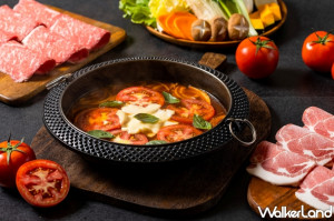 這個湯底很番茄！MO-MO-PARADISE推出「瑪格麗特鍋」特調湯底，以秘製醬汁為基底、融合新鮮牛番茄與洋蔥，這一鍋真的很番茄。