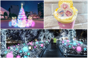 KIKI&LALA雙星仙子點燈活動新宿登場！「Twinkle Color Christmas 2021」打造粉色與藍色的絢爛世界，可愛又繽紛！