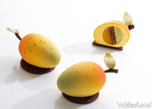 名媛系下午茶！文華東方文華餅房推出夏日芒果季甜點，可口誘人「仿真」芒果甜點、吃出夏天甜點新高度。