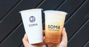 SOMA新奶茶喝起來！奶茶控新歡SOMA「元．精粹茶歐雷」每天限量開賣，獨家比例「5種紅茶+小農鮮奶」奶茶控一定要get。