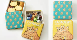 日本人氣聲優花江夏樹創立品牌「HanaH」聯手CACAOCAT，打造獨家設計巧克力罐&餅乾罐。