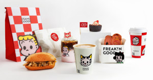 CAFE!N挑戰最萌聯名！日本可愛い始祖「OSAMU GOODS」聯名杯刷一排IG限動，白巧泡泡草莓拿鐵療癒開賣。