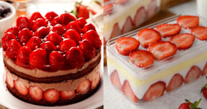 草莓控雙12優惠超狂！直逼5折「雙層草莓蛋糕」50顆爆量草莓擺滿滿，樂天市場「草莓甜點」優惠大推薦。