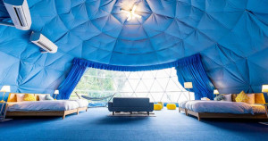 千葉海景戲院帳篷只在「釣之崎 Glamping Resort」，一晚不到3千台幣，到日本旅行一定要來一次豪華露營。