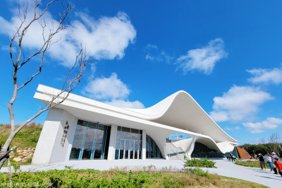 【桃園-新屋區】永安漁港白色海螺造型建築➤永安海螺文化體驗園區