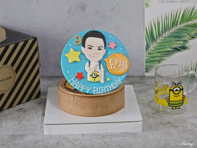 台北客製化Q版人像蛋糕推薦，超可愛小朋友照片造型蛋糕宅配開箱