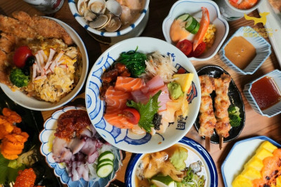 台中美食｜九屋太平の聚客所 200道日式料理 丼飯、生魚片、握壽司、串燒 一次滿足