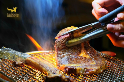 台中美食｜ HOME燒肉 超狂戰斧牛排吃到飽 和牛、北海道干貝、生蠔、鮑魚也都吃的到