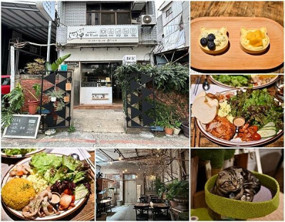 【台南中西區】貓米咖啡～韓式早午餐豐盛又好吃，還有可愛的貓咪相伴！