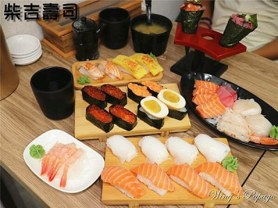 三重日本料理，鮭魚握壽司2貫只要50元高CP值，柴吉壽司，生魚片丼飯、壽司，海鮮丼，外帶壽司，寵物友善餐廳，三重美食推薦，三和國中站美食