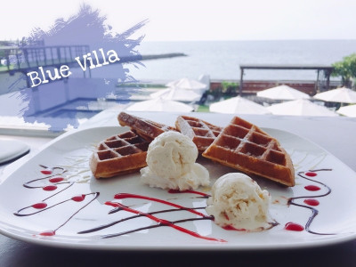 [三芝]白色建築搭配無敵海景下午茶餐廳 來吧，投入大海的懷抱吧 ! - Blue Villa 藍舍
