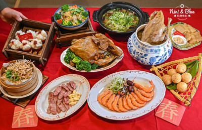 台中茶館農曆春節期間限定內用的團圓年菜、外帶年菜 -妮妮布魯