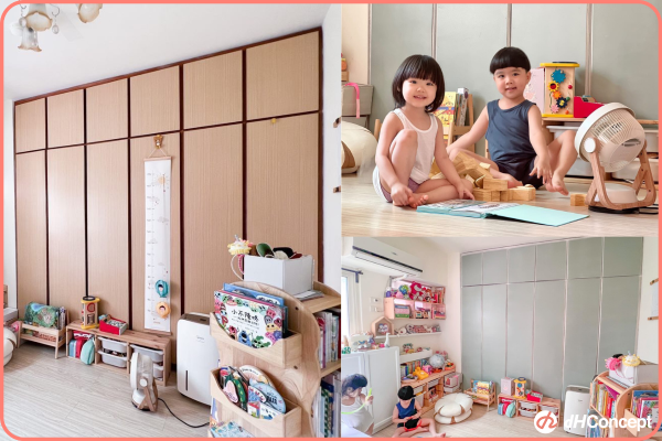 創作者分享/小廚娘用色彩切割居家空間 兒童遊戲室改造大成功！