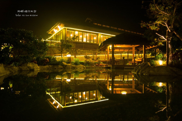 Taichung｜台中‧后里｜吃美味餐點的同時還能欣賞270度美麗的夜景，也能安排一趟溫泉之旅*星月大地景觀餐廳